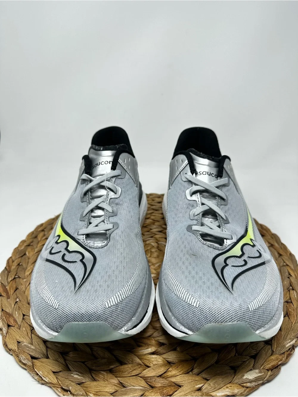 SAUCONY Endorphin Azura Running Shoes Silver Black Size 12.5 Men's